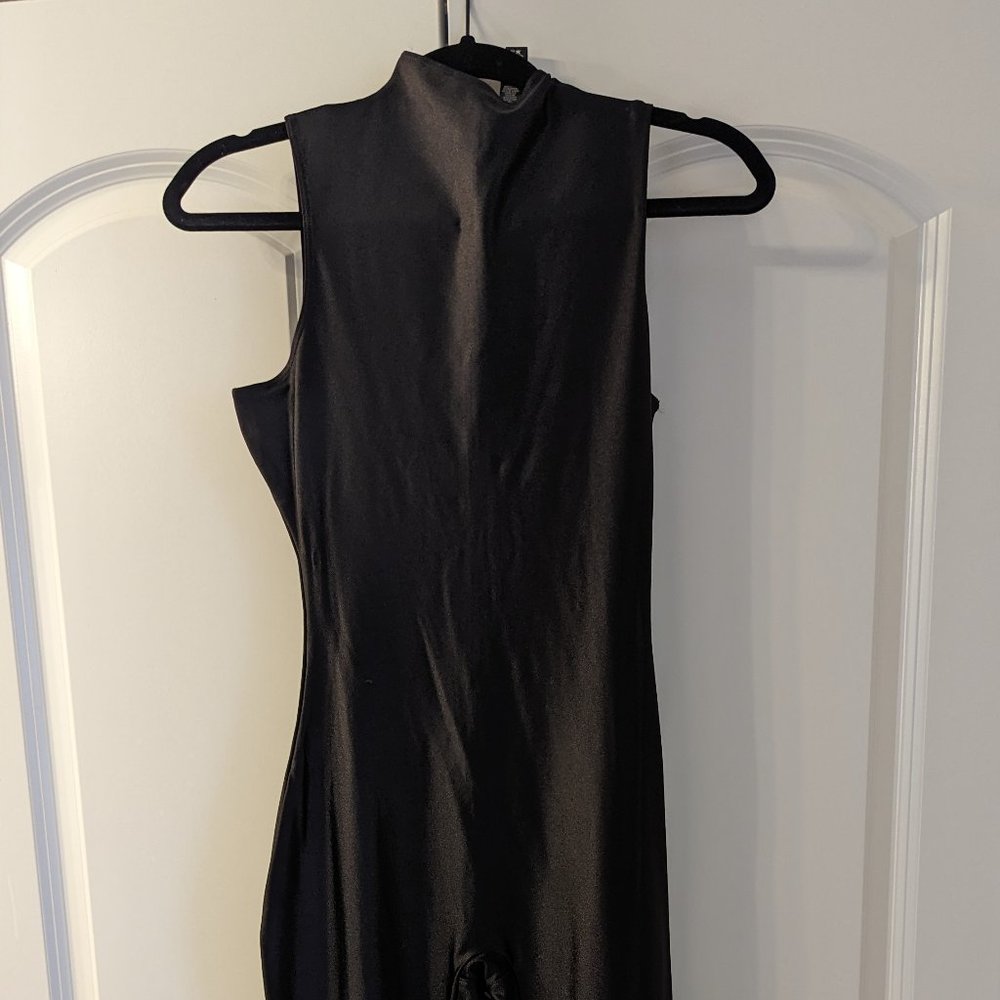 SKIMS Shine Spandex Jersey Catsuit Medium, Onyx